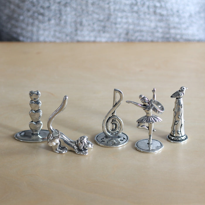 Handmade Pewter Ring Holder | 5 Styles image 0