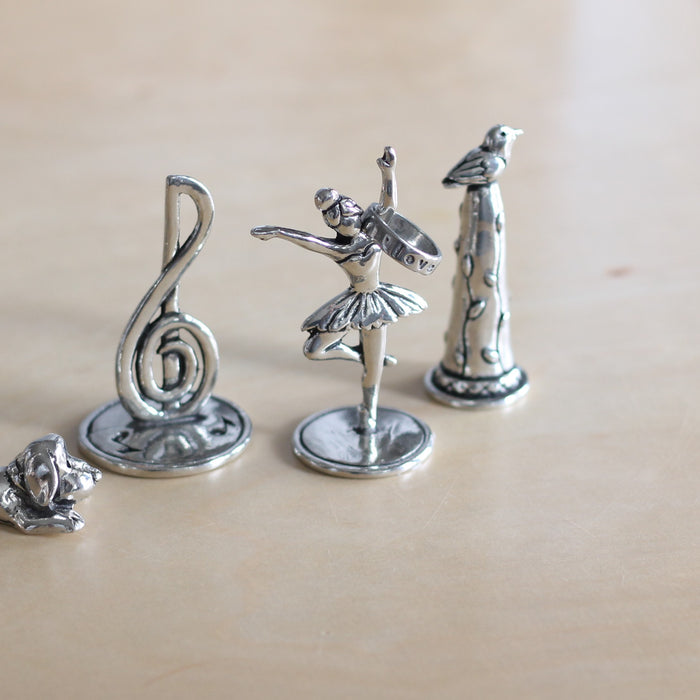Handmade Pewter Ring Holder | 5 Styles image 1