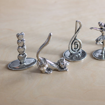Handmade Pewter Ring Holder | 5 Styles image 2
