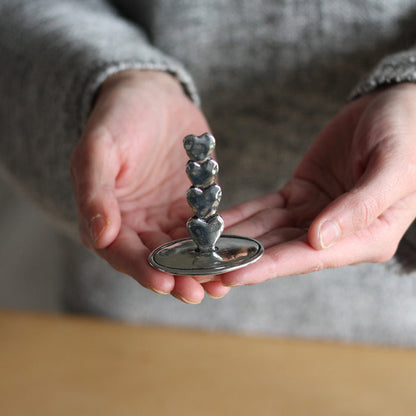 Handmade Pewter Ring Holder | 5 Styles image 5