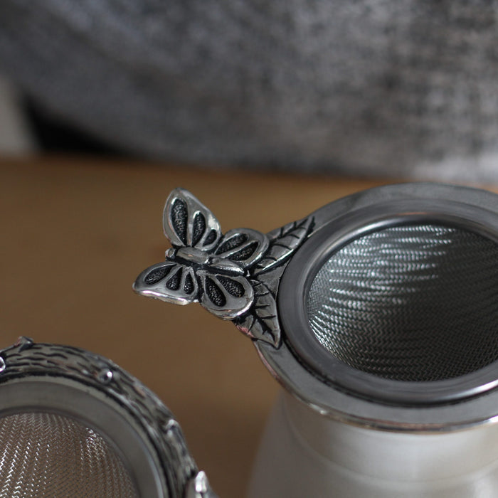 Handmade Pewter Tea Strainer | 4 Styles image 3