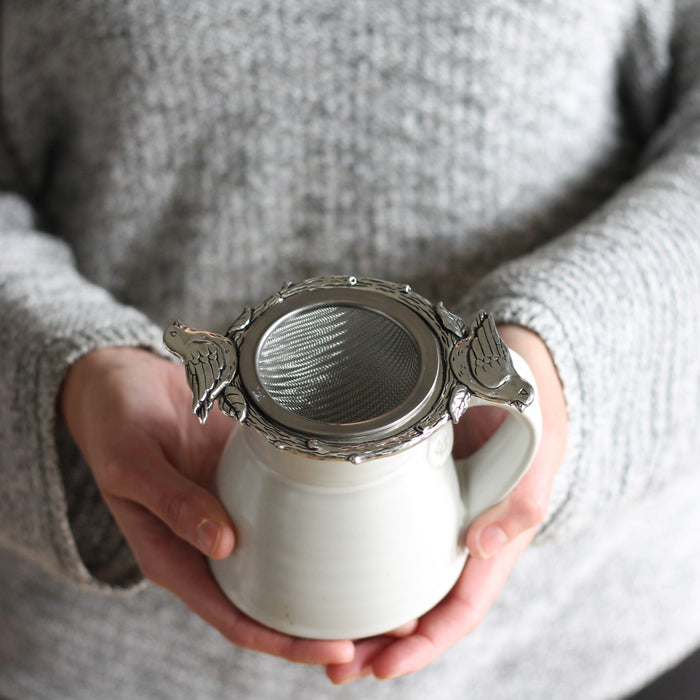 Handmade Pewter Tea Strainer | 4 Styles image 4
