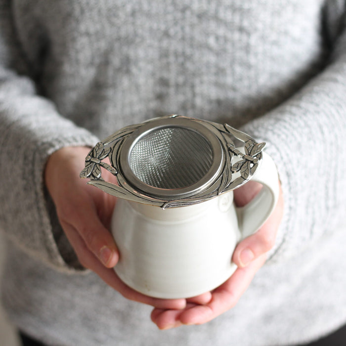 Handmade Pewter Tea Strainer | 4 Styles image 6