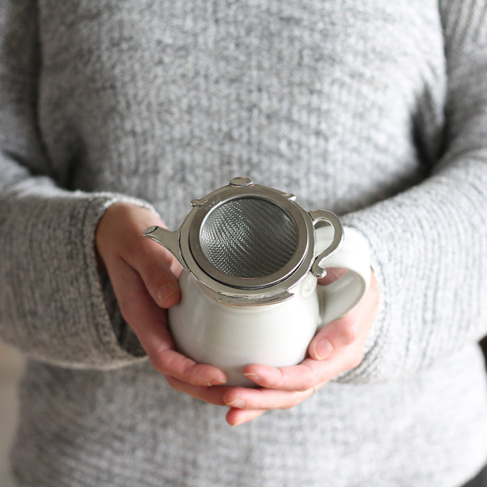 Handmade Pewter Tea Strainer | 4 Styles image 7