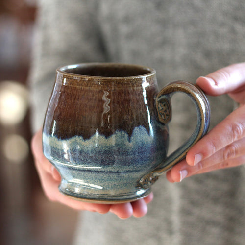 Handmade Pottery | 10-14 oz. Barrel Mug image 0