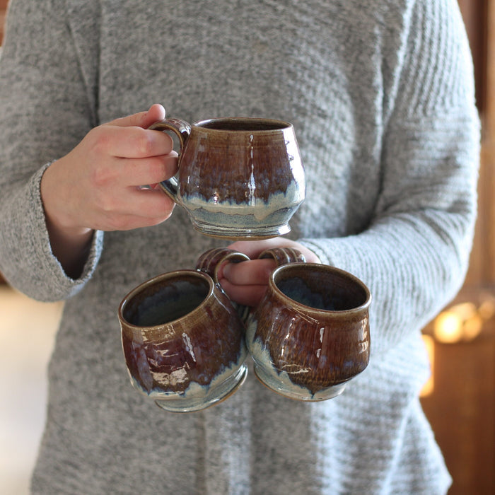 Handmade Pottery | 10-14 oz. Barrel Mug image 1