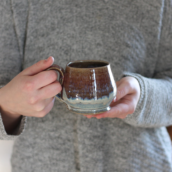 Handmade Pottery | 10-14 oz. Barrel Mug image 2