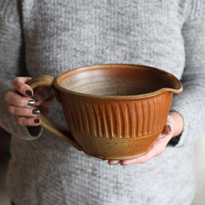 Handmade Pottery | Large Batter Bowl image 3