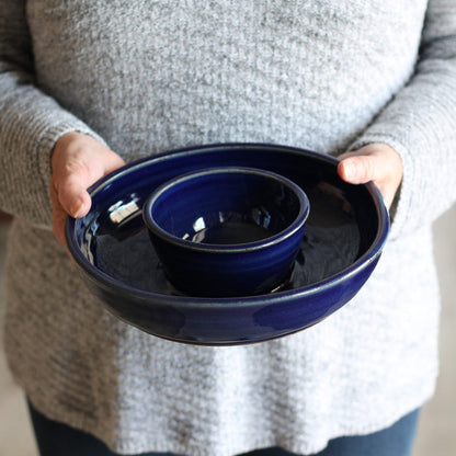 Handmade Pottery | Large Chip n' Dip Bowl image 5
