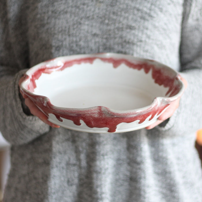 Handmade Pottery | Large Pie Plate image 2