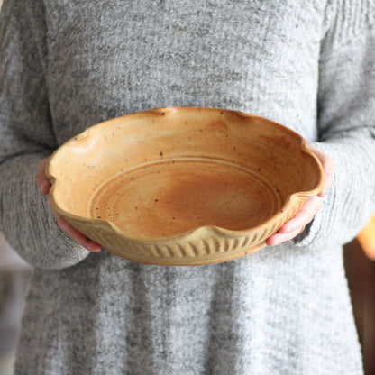 Handmade Pottery | Large Pie Plate image 3
