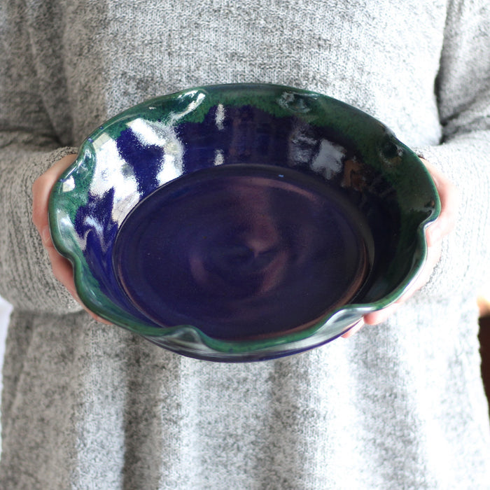Handmade Pottery | Large Pie Plate image 7