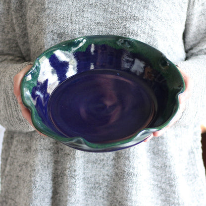 Handmade Pottery | Large Pie Plate image 7