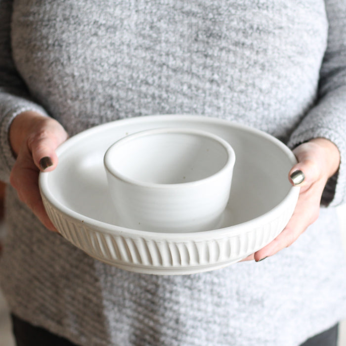 Fluted White