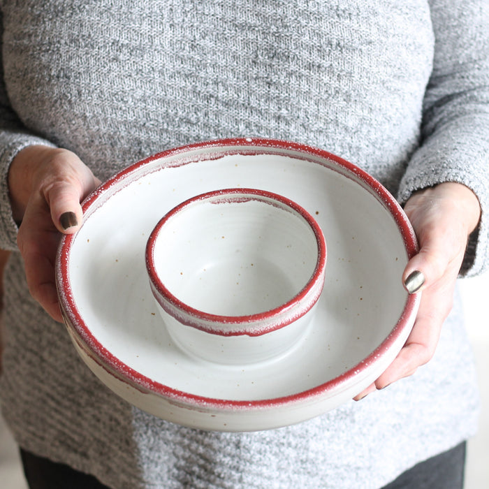 Handmade Pottery | Small Chip n' Dip Bowl image 2