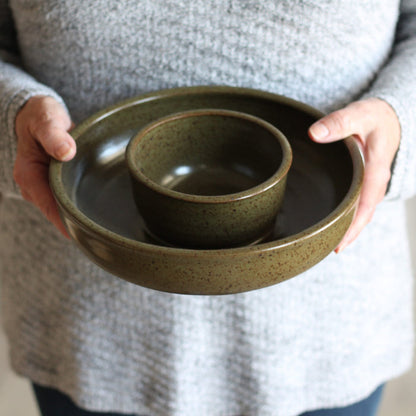 Handmade Pottery | Small Chip n' Dip Bowl image 7