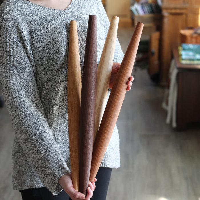 Handmade Solid Wood French Rolling Pin | 4 Wood Types image 5