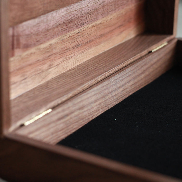 Handmade Solid Wood Hinged Box | 10" x 6 1/2"