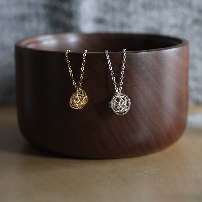 Handmade Wire Jewelry | Mattie Earrings + Necklace Set image 4