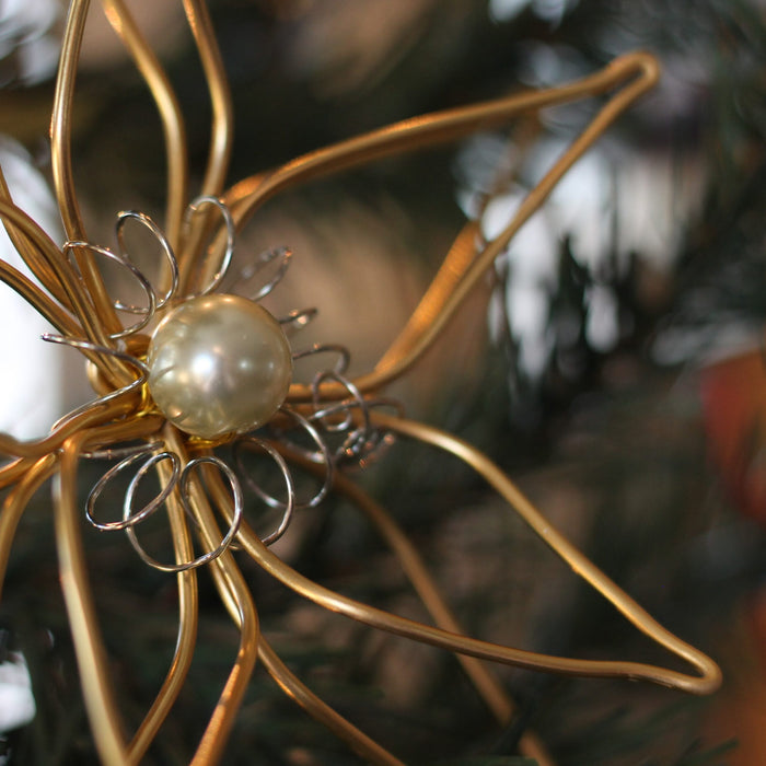 Handmade Wire Star Ornaments image 1