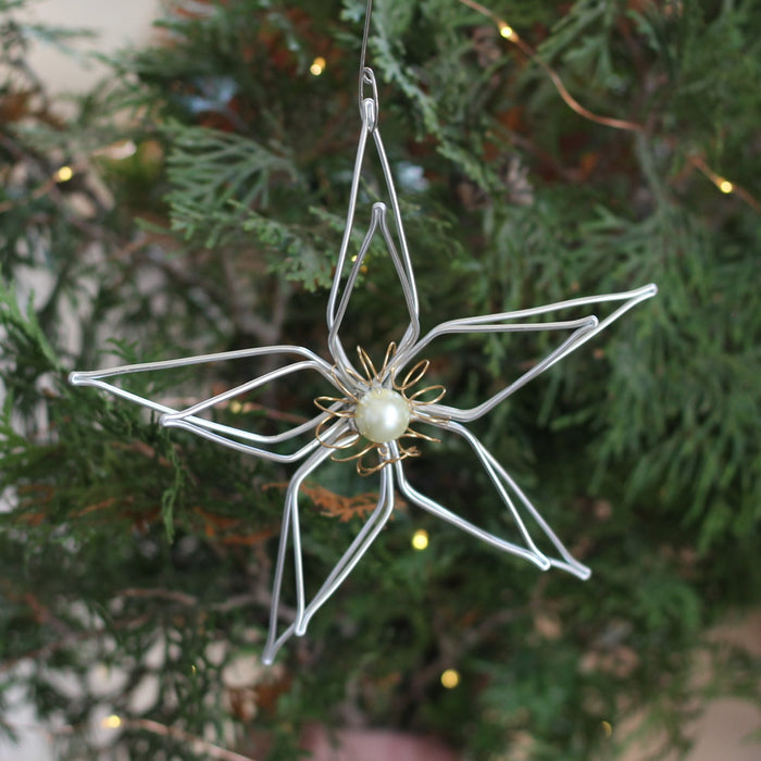 Handmade Wire Star Ornaments image 3