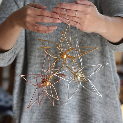 Handmade Wire Star Ornaments image 5