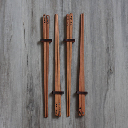 Handmade Wooden Chopsticks | 4 Designs image 0