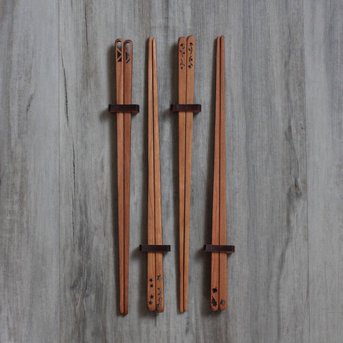 Handmade Wooden Chopsticks | 4 Designs image 0