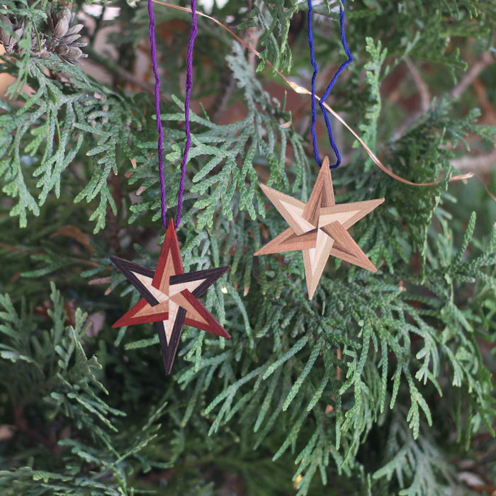 Handmade Wooden Christmas Ornaments | Friendship Stars image 3