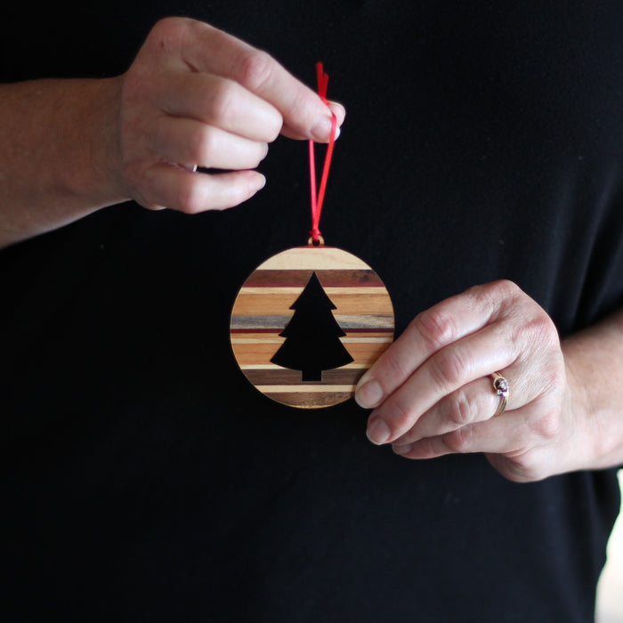 Handmade Wooden Christmas Ornaments | Snowflake, Angel, Christmas Tree, Star, Snowman, Nativity image 6