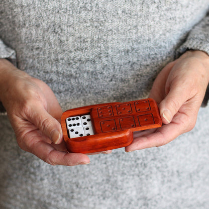 Handmade Wooden Dice Box image 0