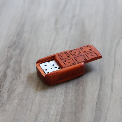 Handmade Wooden Dice Box image 2