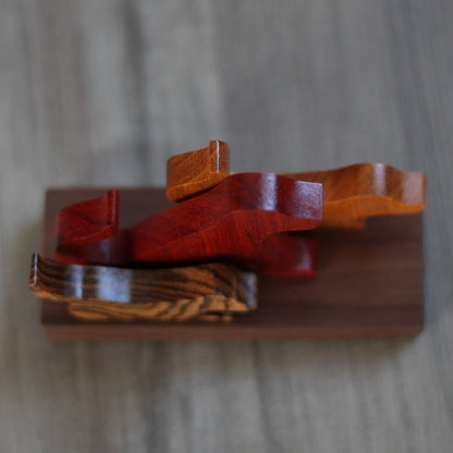 Handmade Wooden Dogs Figurine image 2