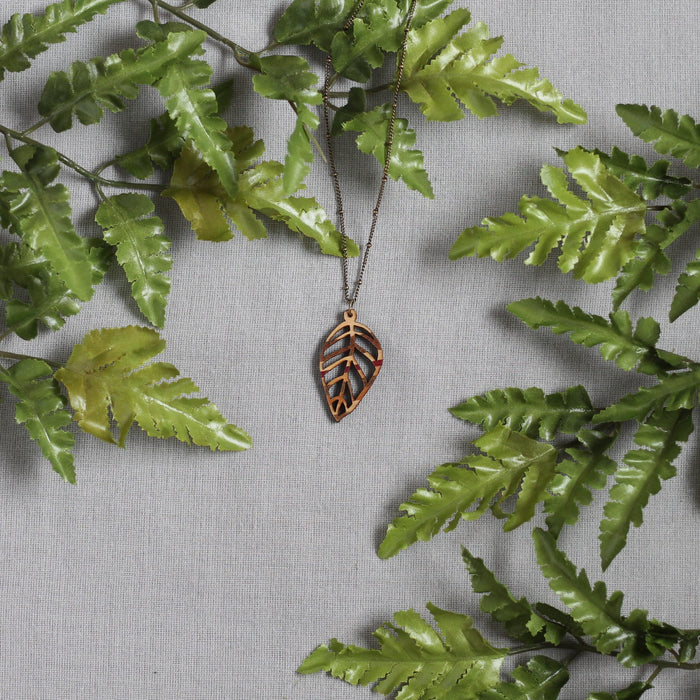 Handmade Wooden Jewelry | Alicia Necklace image 1