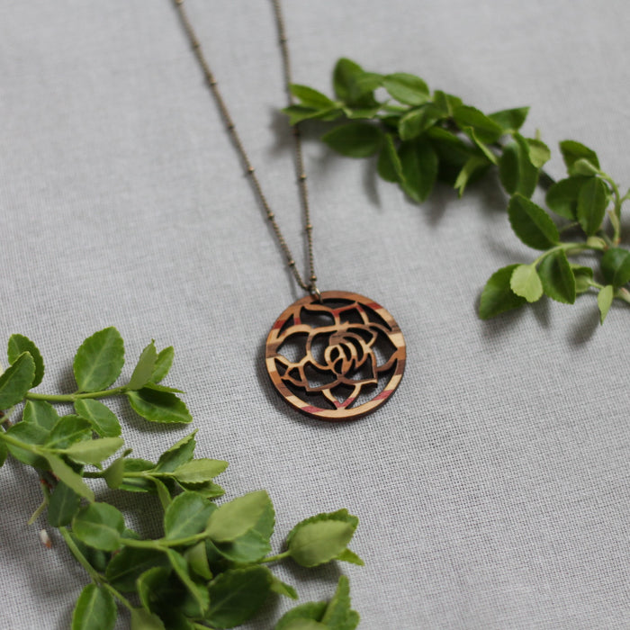 Handmade Wooden Jewelry | Bedonna Necklace image 0