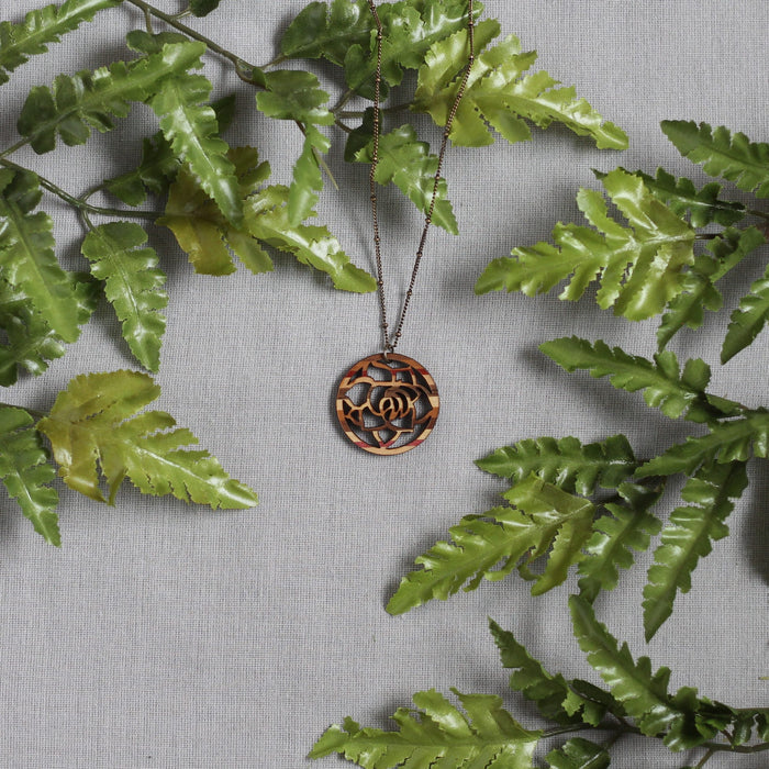 Handmade Wooden Jewelry | Bedonna Necklace image 1