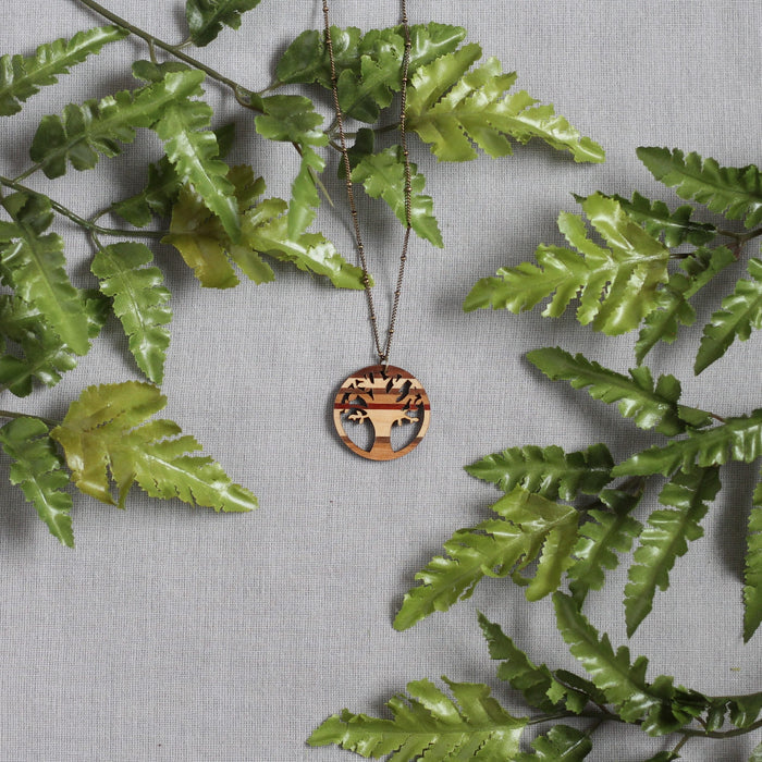 Handmade Wooden Jewelry | Elizabeth Necklace image 1