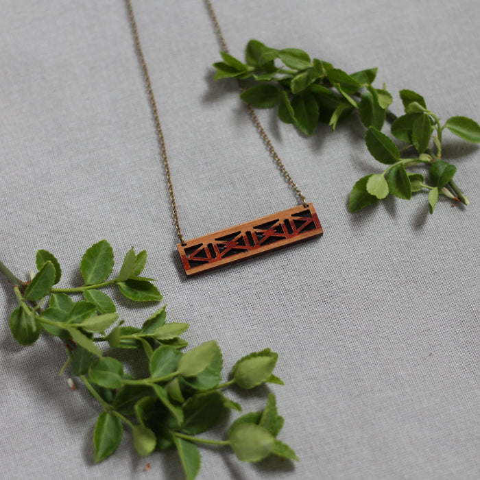 Handmade Wooden Jewelry | Emma Necklace image 0