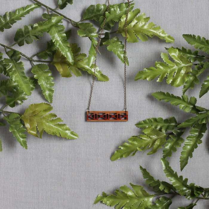 Handmade Wooden Jewelry | Emma Necklace image 1
