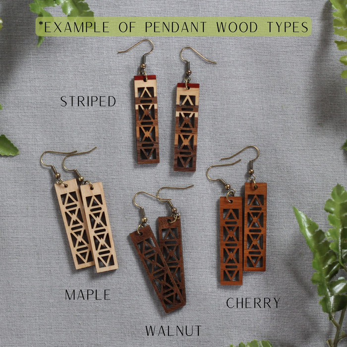 Handmade Wooden Jewelry | Emma Necklace image 2