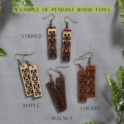 Handmade Wooden Jewelry | Emma Necklace image 2