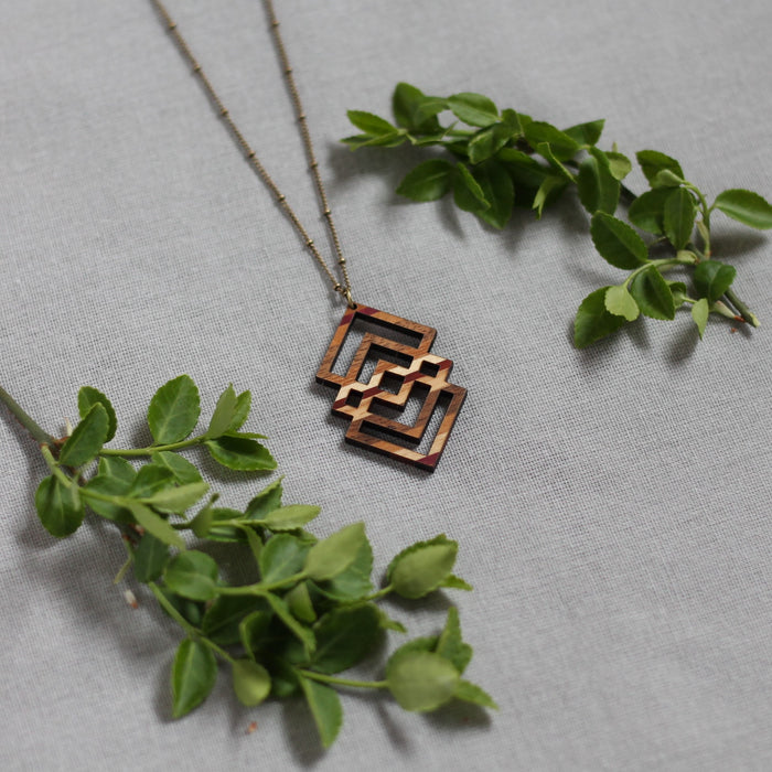 Handmade Wooden Jewelry | Mira Necklace image 0