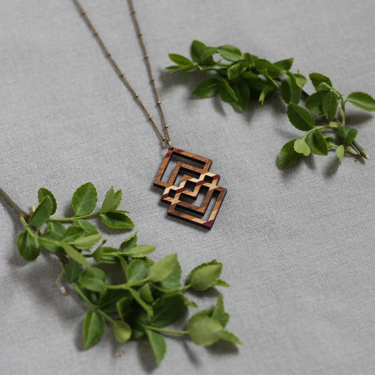 Handmade Wooden Jewelry | Mira Necklace image 0
