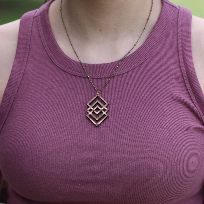 Handmade Wooden Jewelry | Mira Necklace image 5