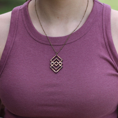 Handmade Wooden Jewelry | Mira Necklace image 5