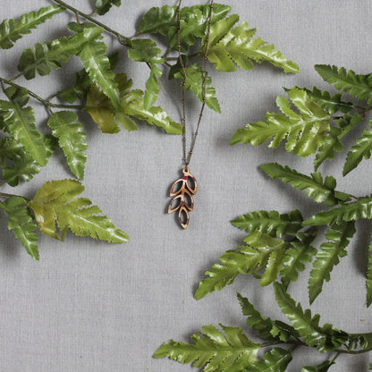 Handmade Wooden Jewelry | Olive Necklace image 1