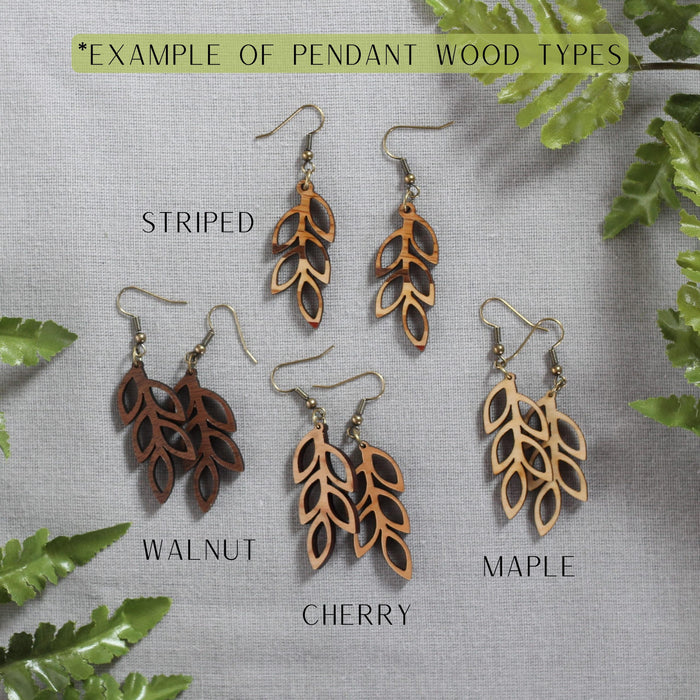 Handmade Wooden Jewelry | Olive Necklace image 2