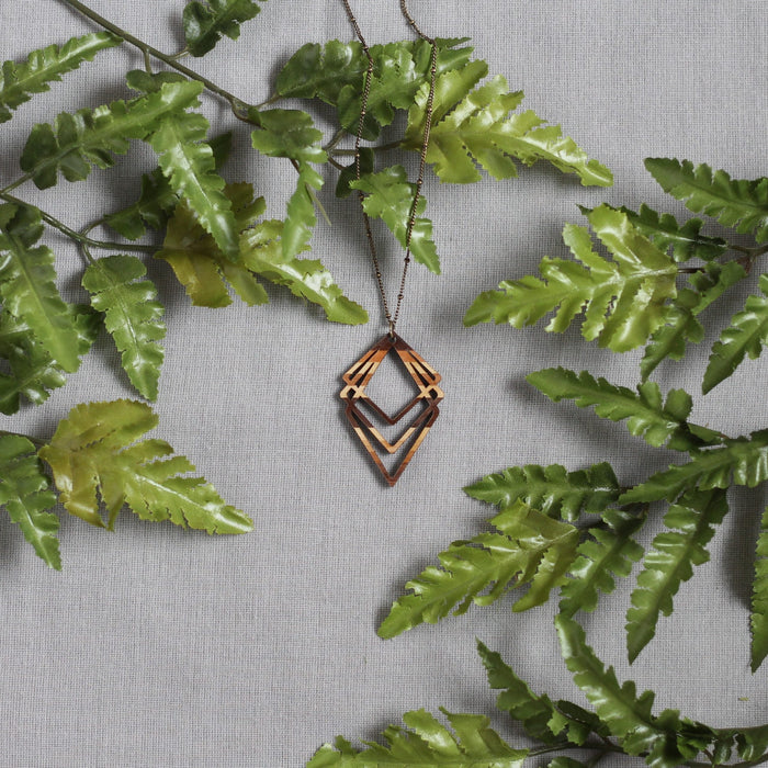 Handmade Wooden Jewelry | Shawna Necklace image 2