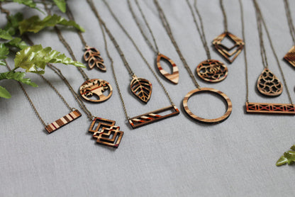 Handmade Wooden Jewelry | Shawna Necklace image 4