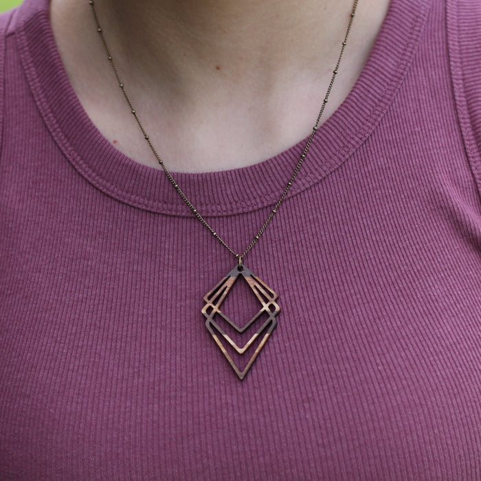 Handmade Wooden Jewelry | Shawna Necklace image 7